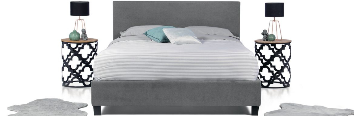 Απεικονίζει Κρεβάτι Διπλό Comfort Liberta Γκρι.